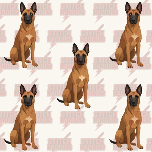 Belgian Malinois fur-baby artwork – custom DTF design