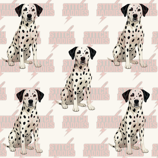 Dalmatian fur-baby artwork – custom DTF design