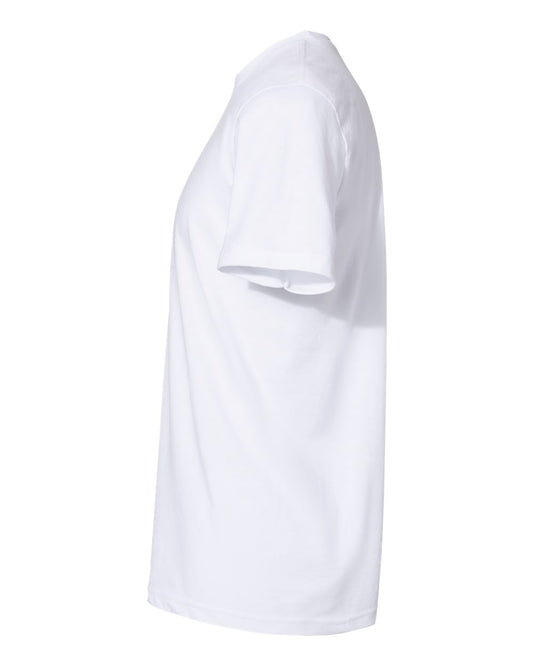 Gildan 64000CVC — Left Side — White | placement-left-side color-white