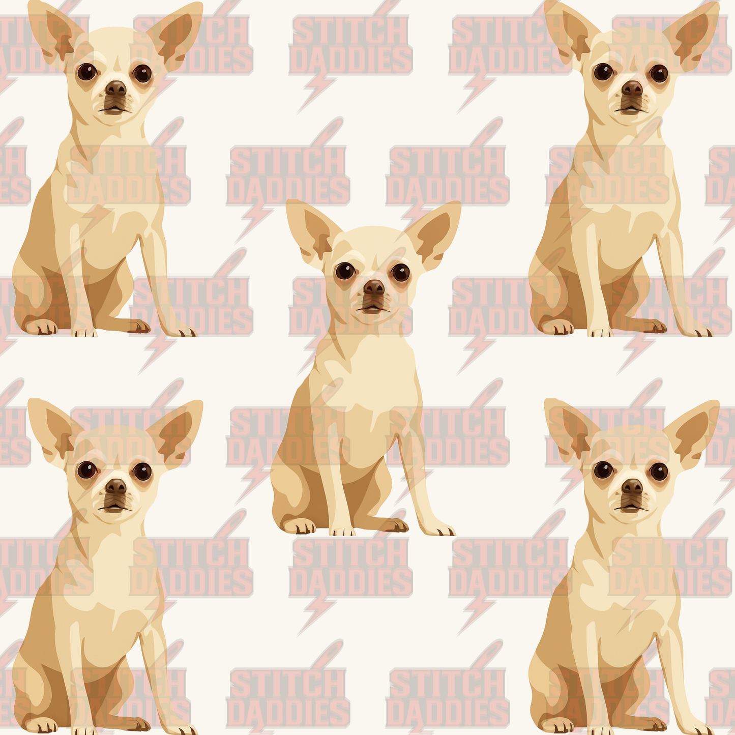 Chihuahua fur-baby artwork – custom DTF design