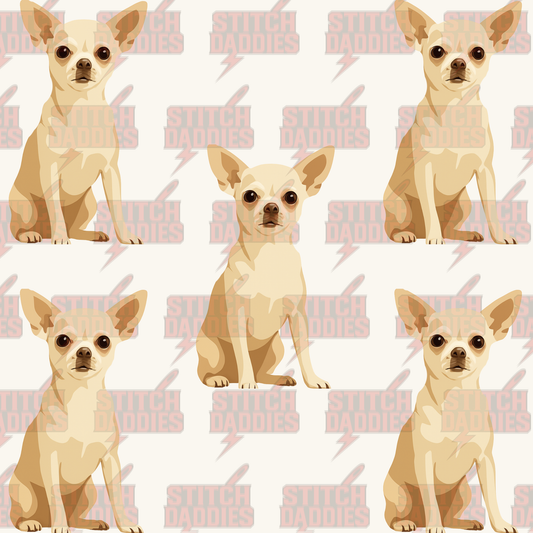Chihuahua fur-baby artwork – custom DTF design