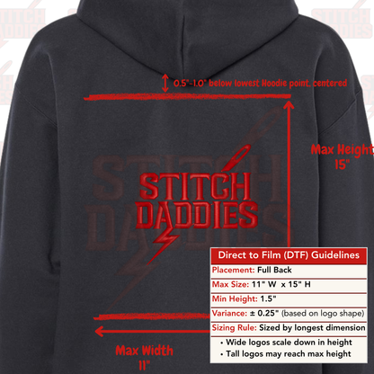 Custom DTF Hoodie| Direct to Film