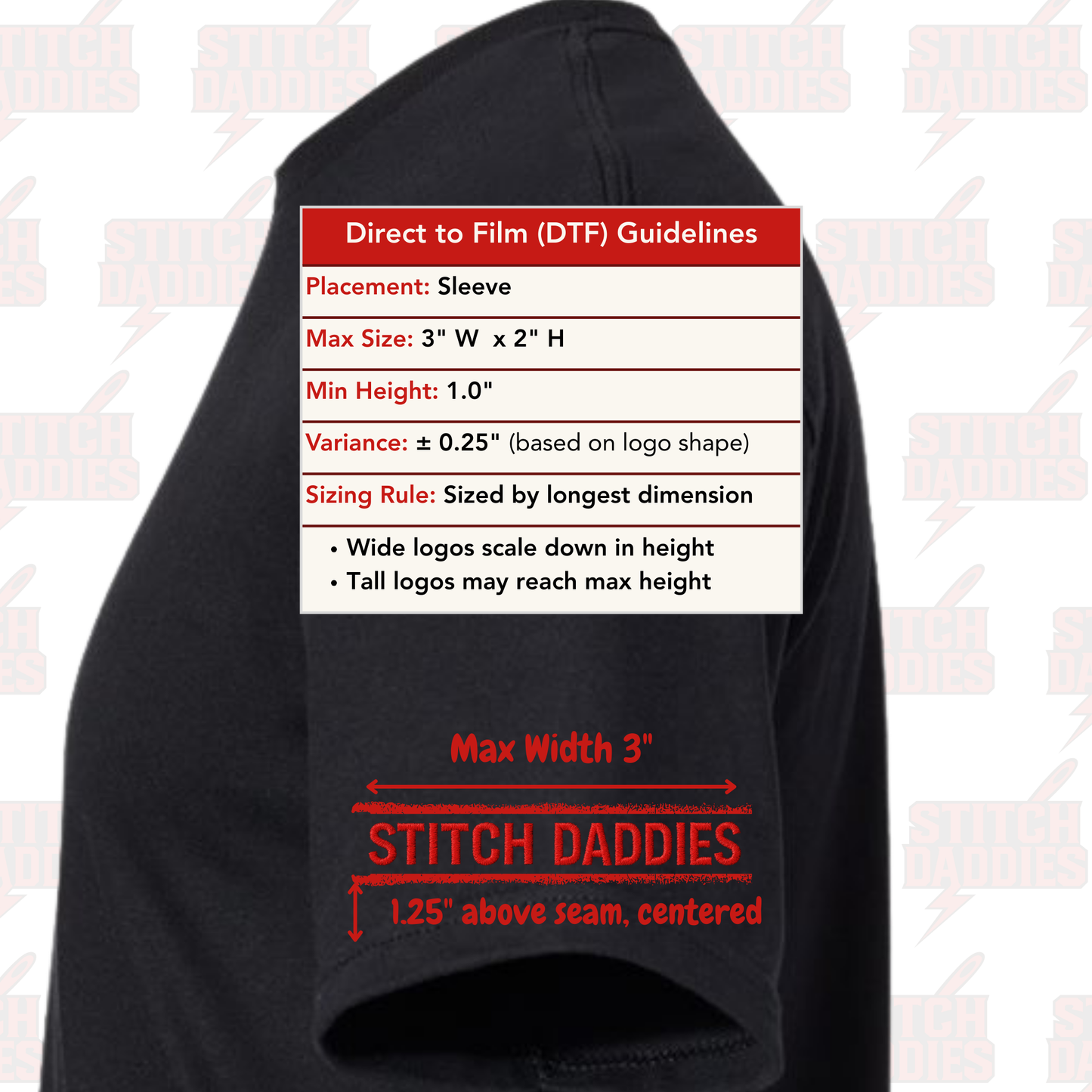 Custom DTF Full Back T‑Shirt | Direct To Film