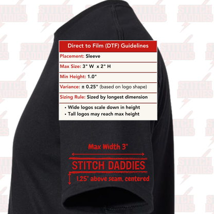 Custom DTF Full Back T‑Shirt | Direct To Film