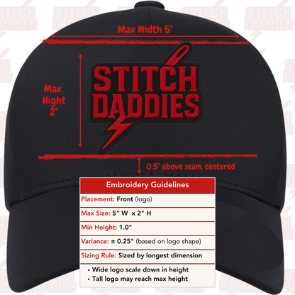 Custom Logo Embroidered Hat | Business & Brand Caps