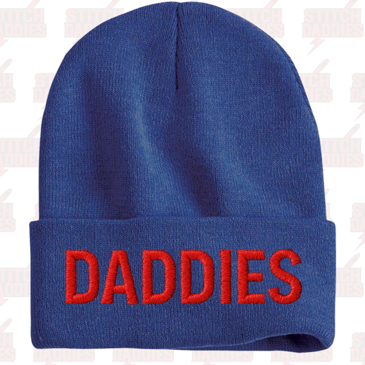 Custom Text Embroidered Beanie | Personalized Knit Beanie