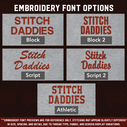 Custom Embroidered Hat | Double-Line Text