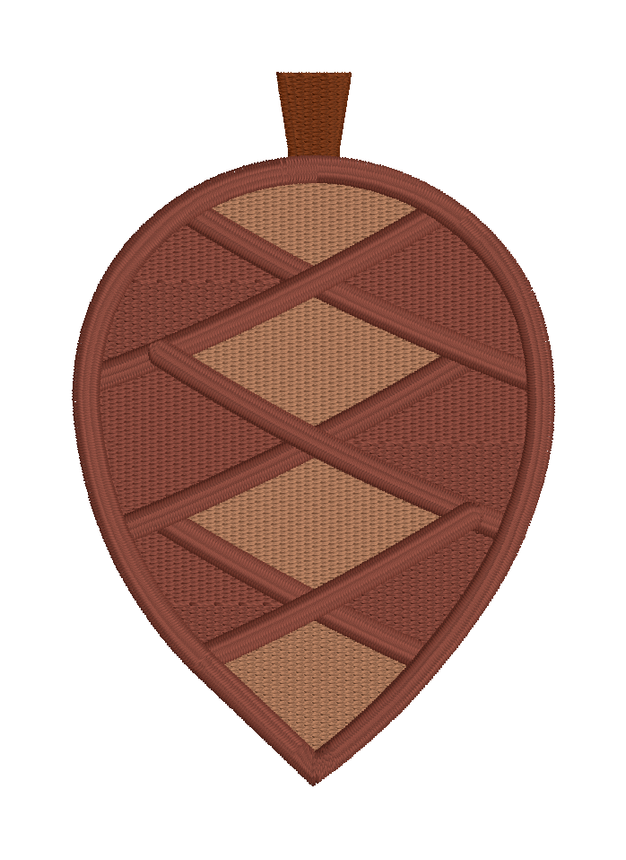 25 Days of Stitchmas - Day 23 Pine Cone
