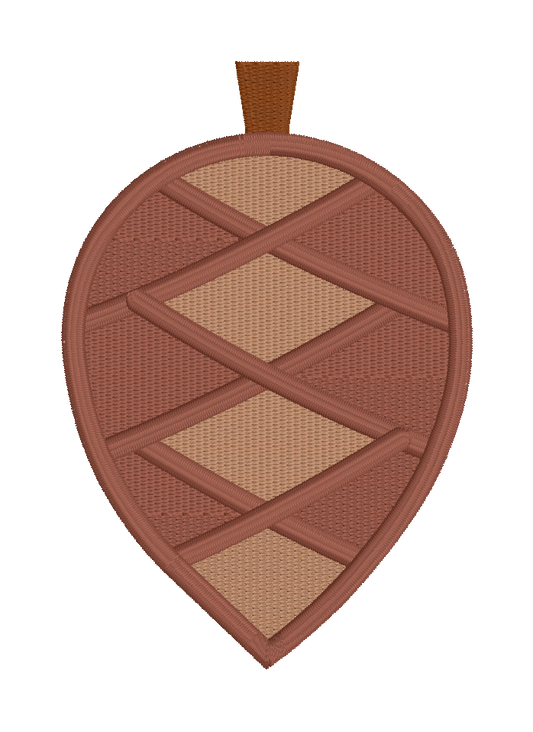 25 Days of Stitchmas - Day 23 Pine Cone