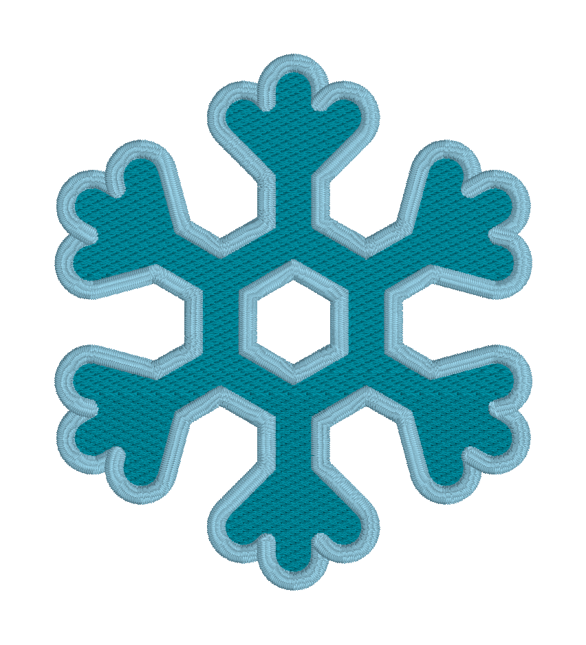 25 Days of Stitchmas - Day 19 Snowflake v2