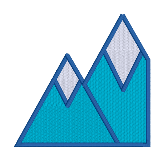 25 Days of Stitchmas - Day 21 Mountain