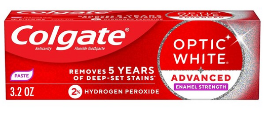 Colgate Optic White Advanced Enamel Strength Toothpaste, 3.2 OZ