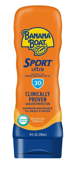 Banana Boat Ultra Sport Sunscreen Lotion, 8 Ounces, SPF 30
