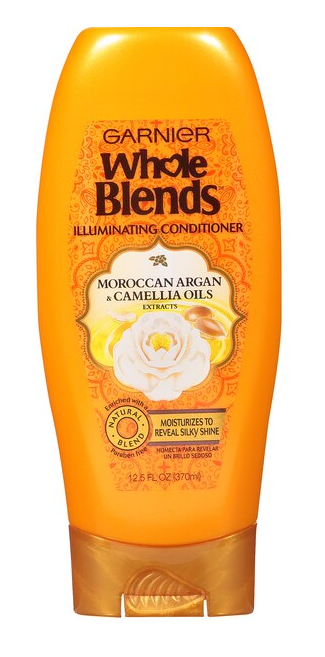 Garnier Whole Blends Moroccan Argan & Camellia Oil Extracts Illuminating Conditioner, 12.5 OZ
