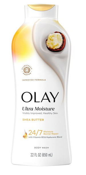 Olay Ultra Moisture Body Wash with Shea Butter, 22 OZ