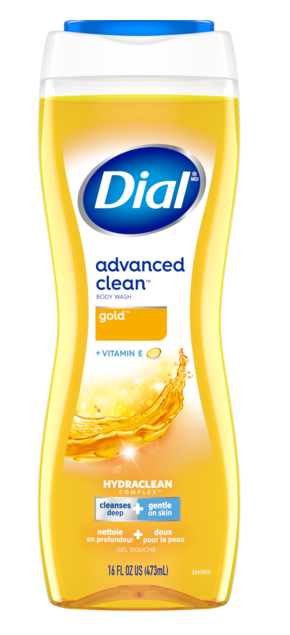 Dial Advanced Clean Body Wash, Gold, 16 OZ
