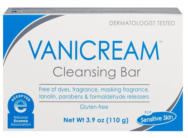 Vanicream Cleansing Bar, Fragrance Free