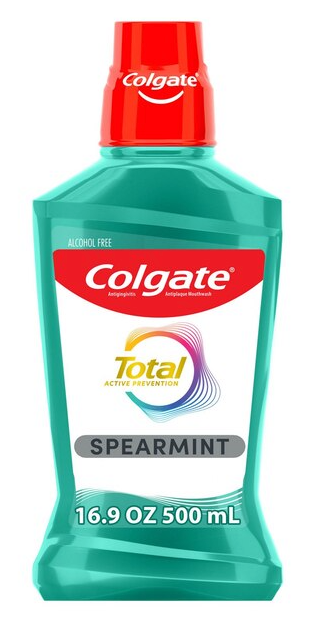 Colgate Total Advanced Pro-Shield Mouthwash, Spearmint, 16.9 OZ
