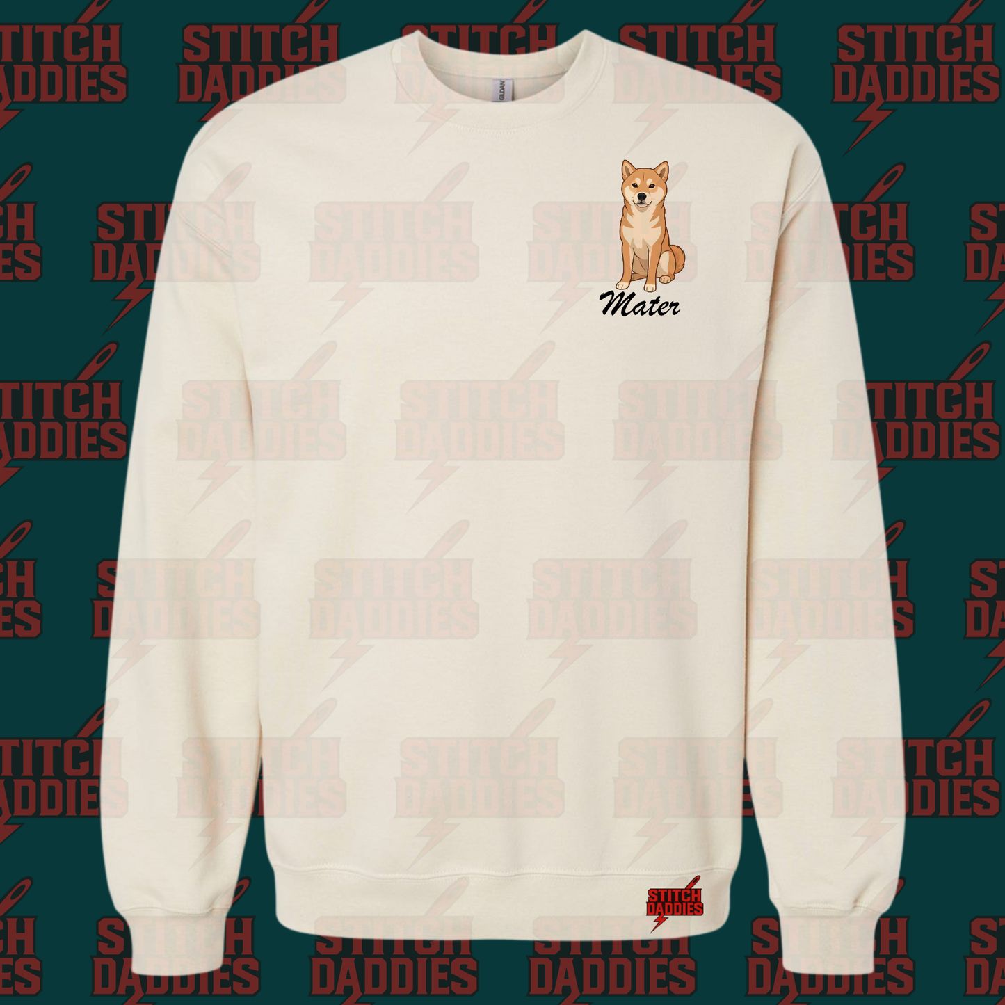 Shiba Inu fur-baby artwork – custom DTF design