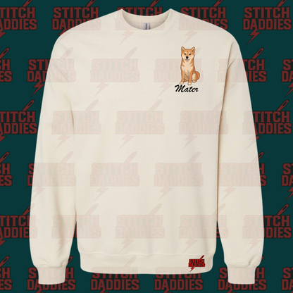 Shiba Inu fur-baby artwork – custom DTF design