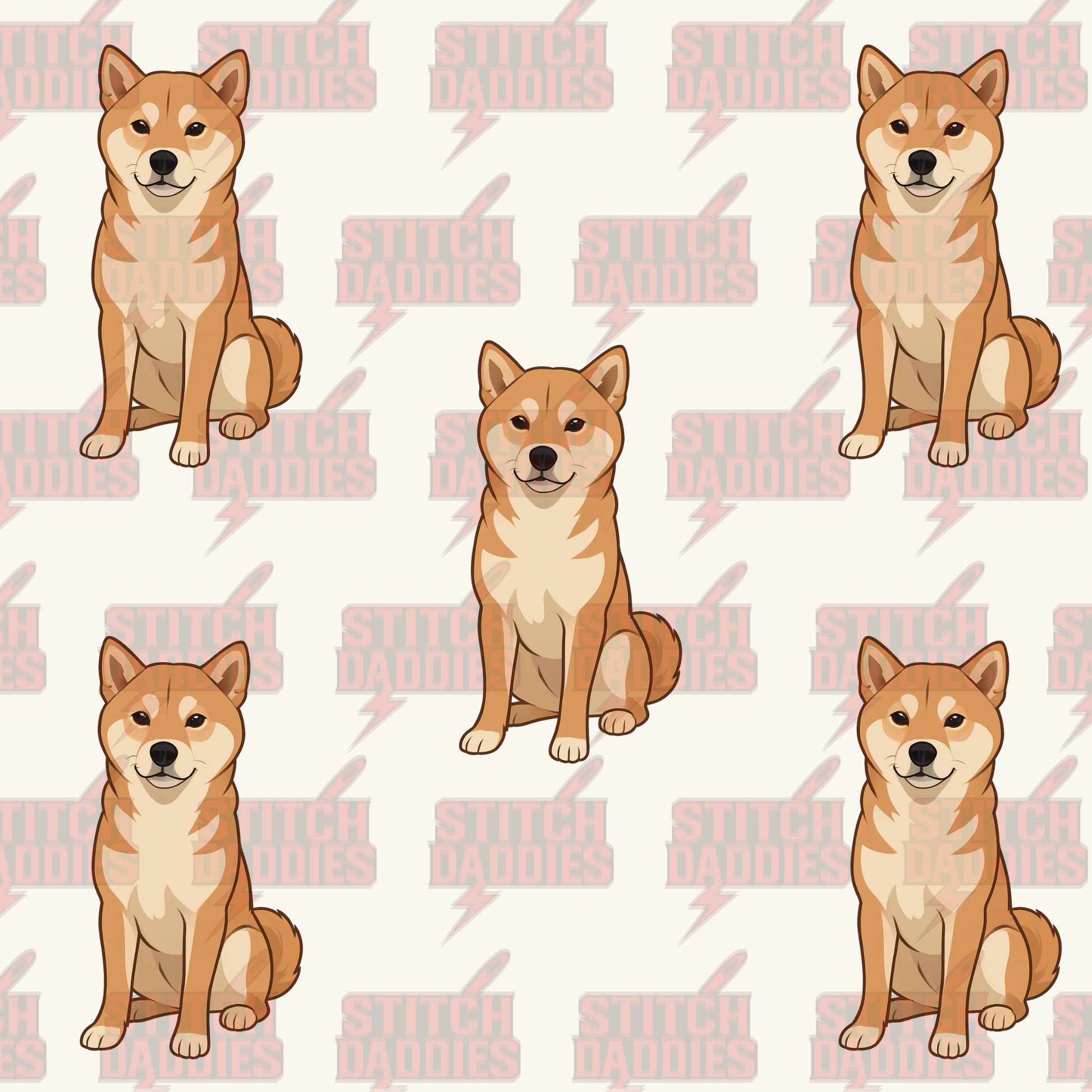 Shiba Inu fur-baby artwork – custom DTF design