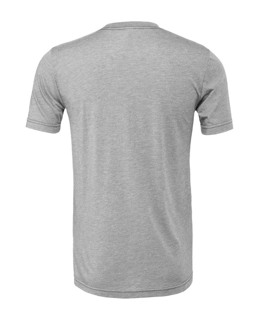 Bella + Canvas 3001CVC CVC Jersey Tee — Back —  | placement-back color-athletic-heather