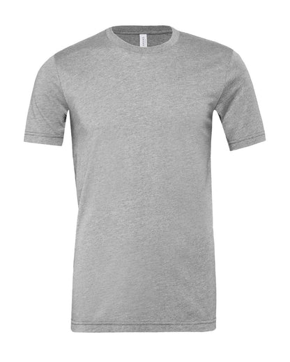 Bella + Canvas 3001CVC CVC Jersey Tee — Front — Athletic Heather | placement-front color-athletic-heather