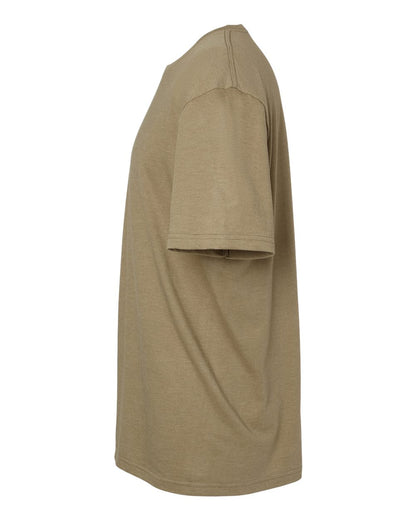 Gildan 64000CVC — Left Side — Dune Mist | placement-left-side color-dune-mist