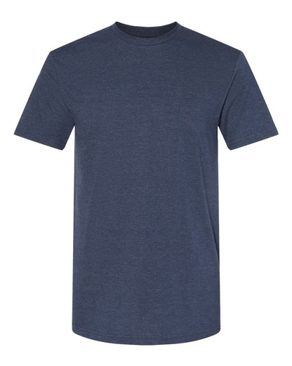 Gildan 64000CVC — Front — Navy Mist | placement-front color-navy-mist