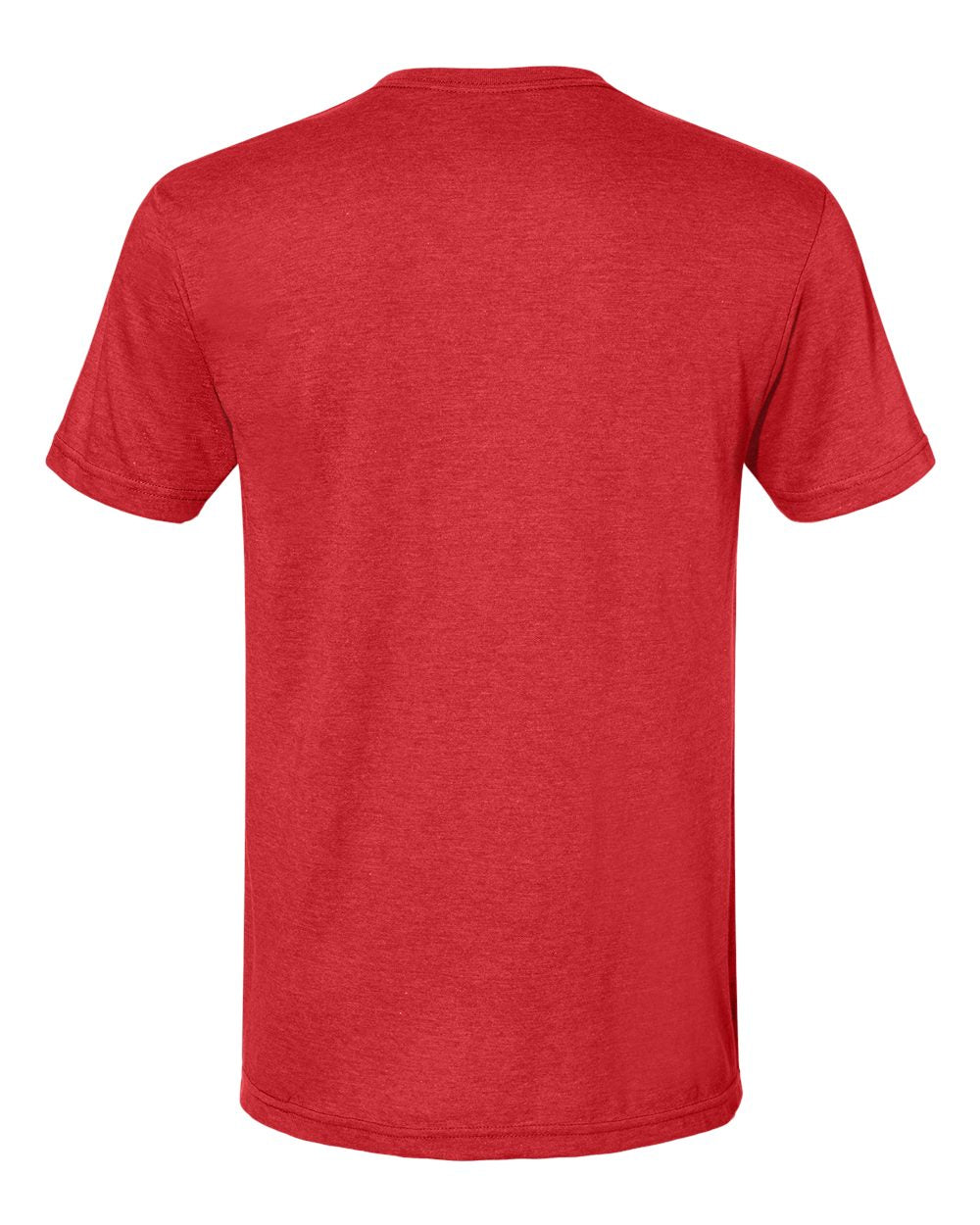 Gildan 64000CVC — Back — Red Mist | placement-back color-red-mist