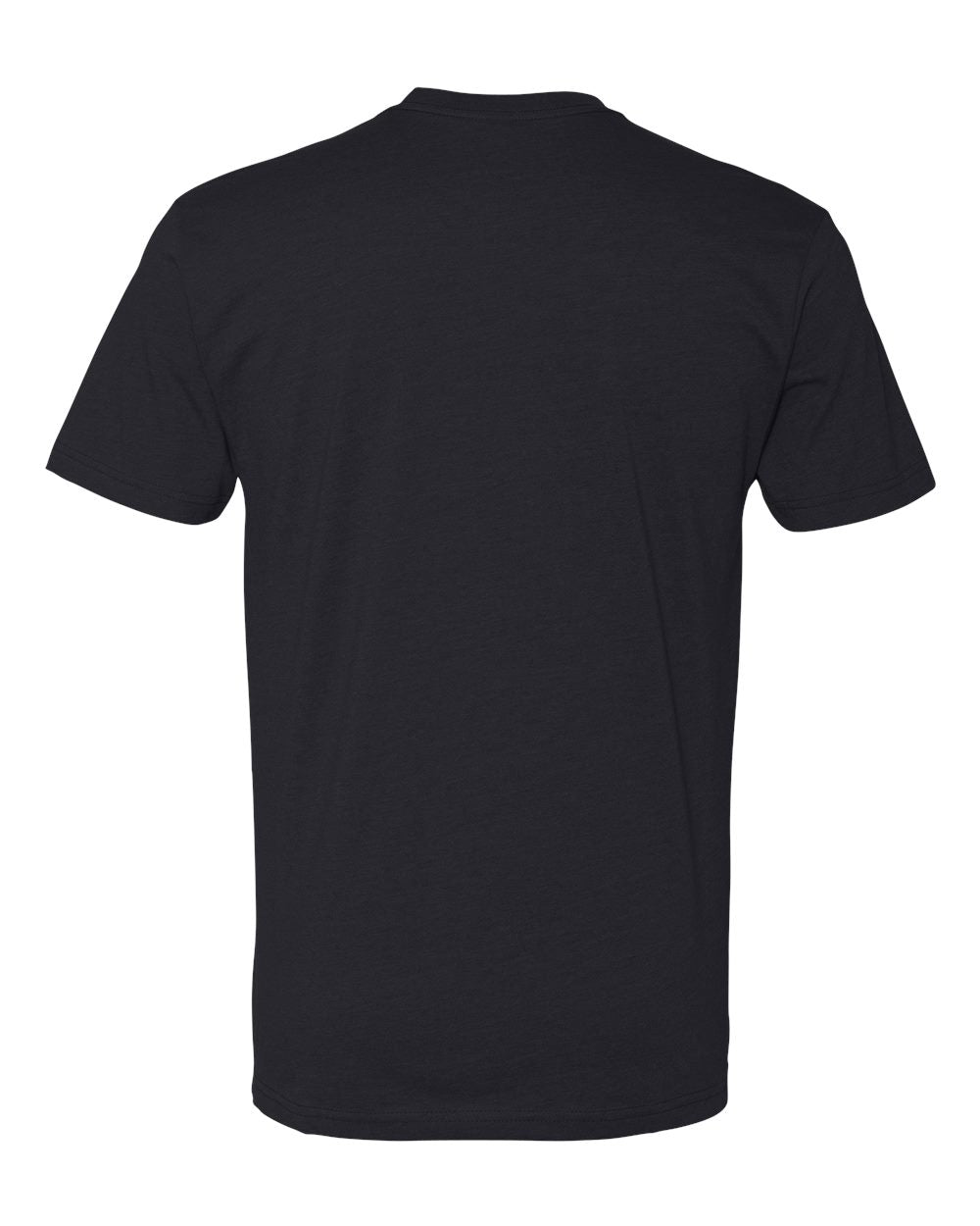 Next Level 6210 Unisex CVC T-Shirt — Back — Black | placement-back color-black