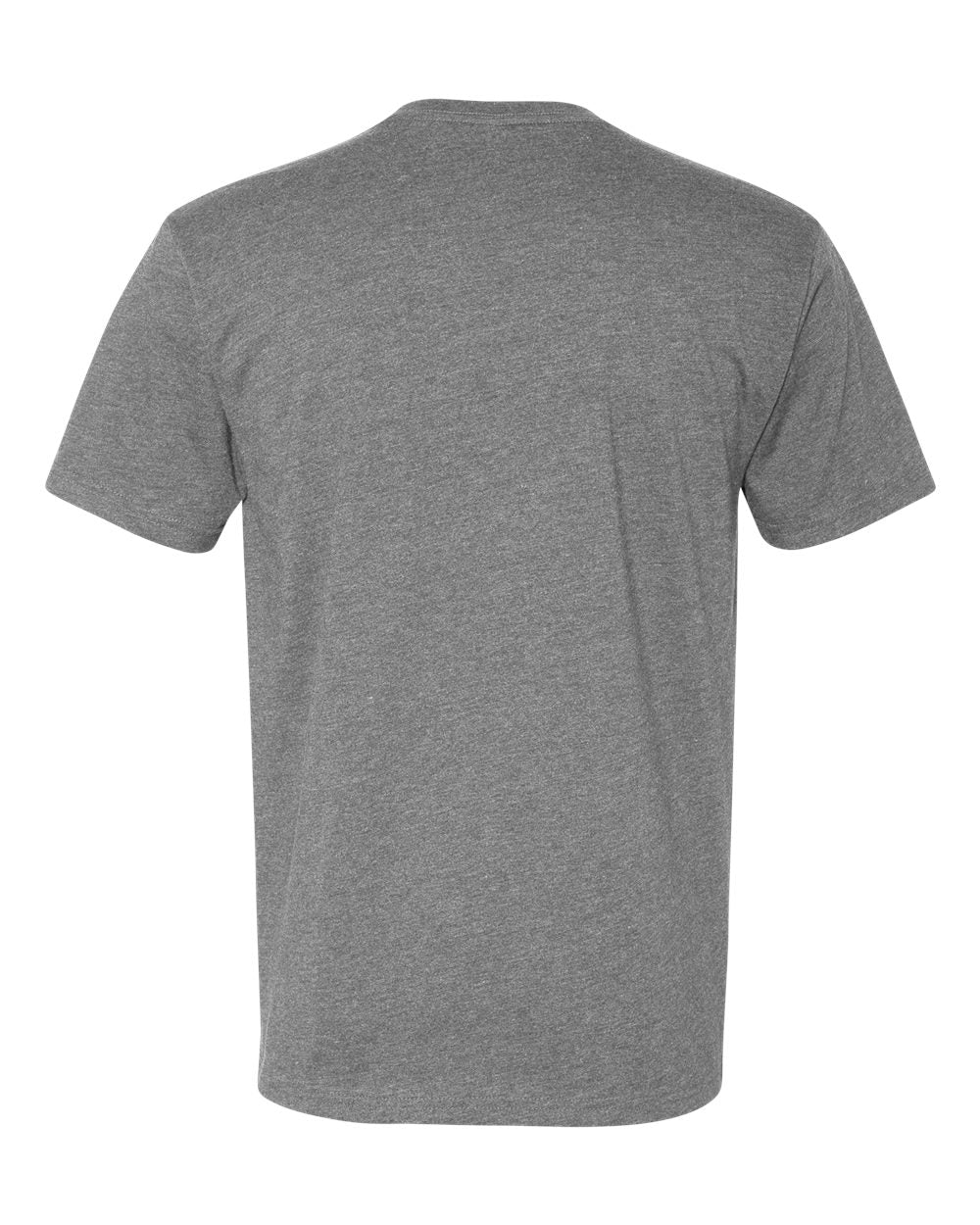 Next Level 6210 Unisex CVC T-Shirt — Back — Dark Heather Grey | placement-back color-dark-heather-grey