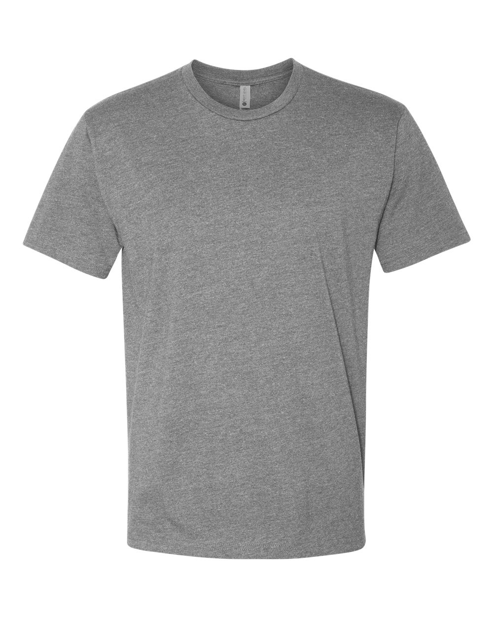 Next Level 6210 Unisex CVC T-Shirt — Front — Dark Heather Grey | placement-front color-dark-heather-grey