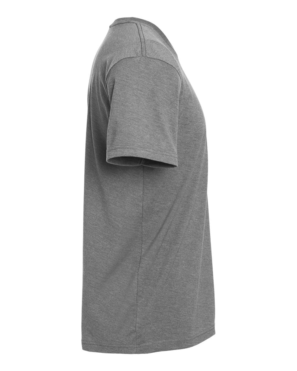 Next Level 6210 Unisex CVC T-Shirt — Right Side — Dark Heather Grey | placement-right-side color-dark-heather-grey