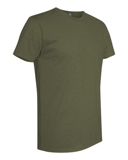 Next Level 6210 Unisex CVC T-Shirt — Left Side — Military Green | placement-left-side color-military-green