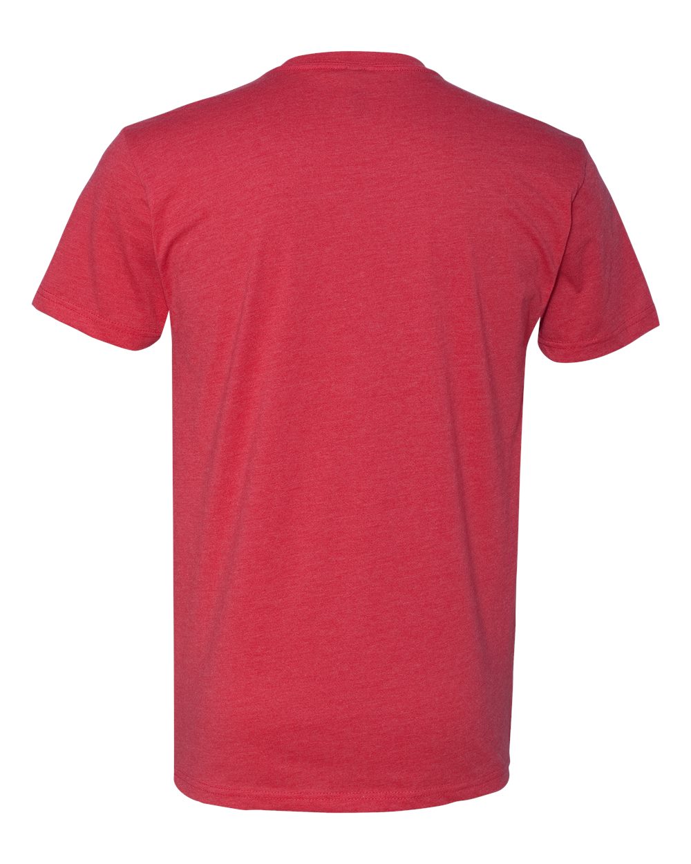 Next Level 6210 Unisex CVC T-Shirt — Back — Red | placement-back color-red
