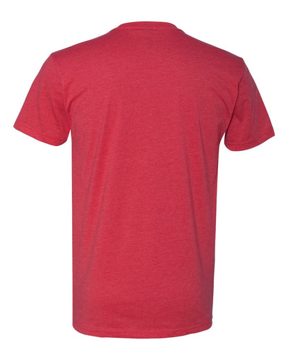 Next Level 6210 Unisex CVC T-Shirt — Back — Red | placement-back color-red