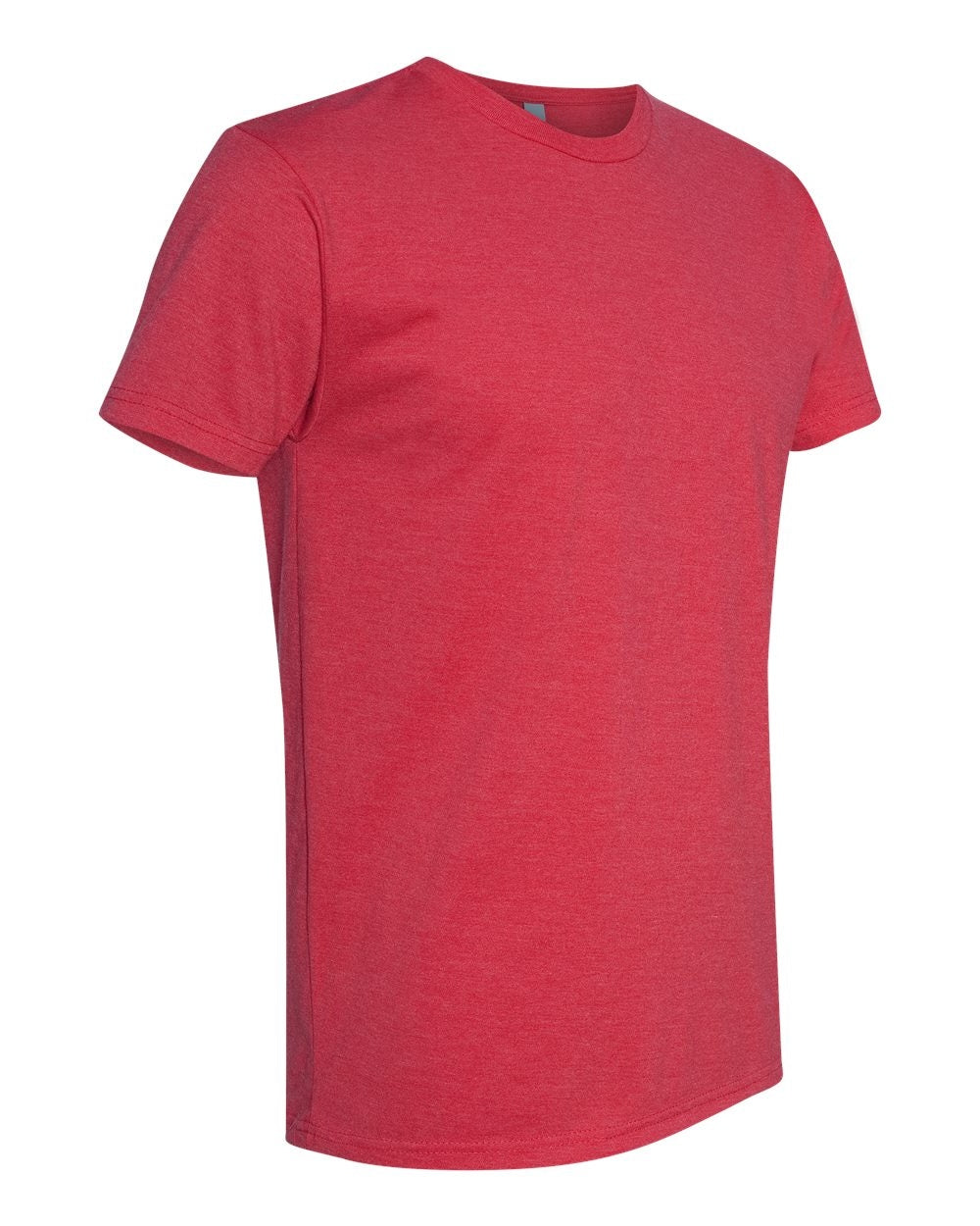 Next Level 6210 Unisex CVC T-Shirt — Left Side — Red | placement-left-side color-red