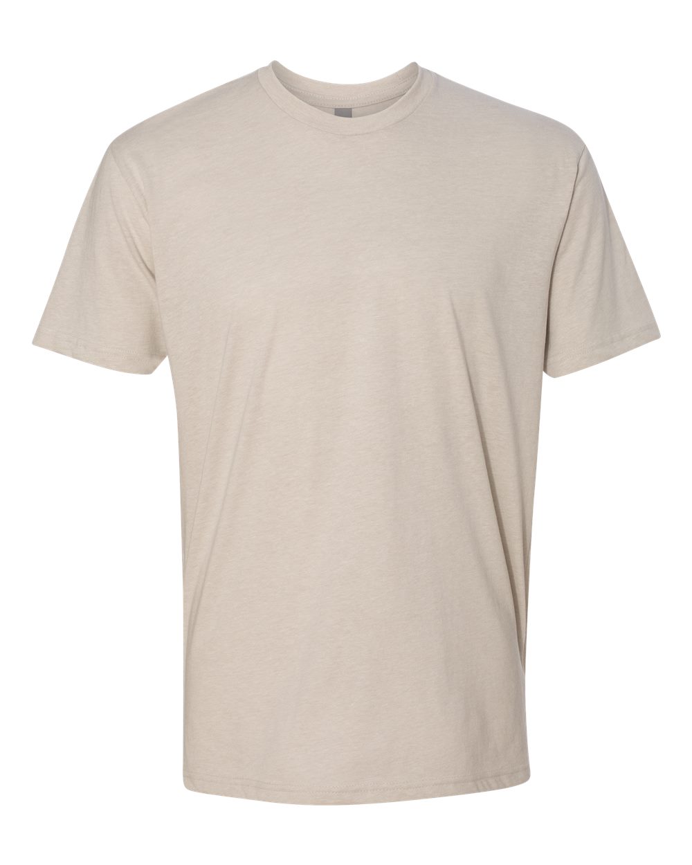 Next Level 6210 Unisex CVC T-Shirt — Front — Sand | placement-front color-sand