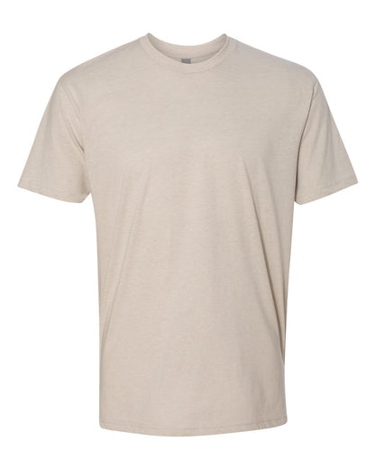 Next Level 6210 Unisex CVC T-Shirt — Front — Sand | placement-front color-sand