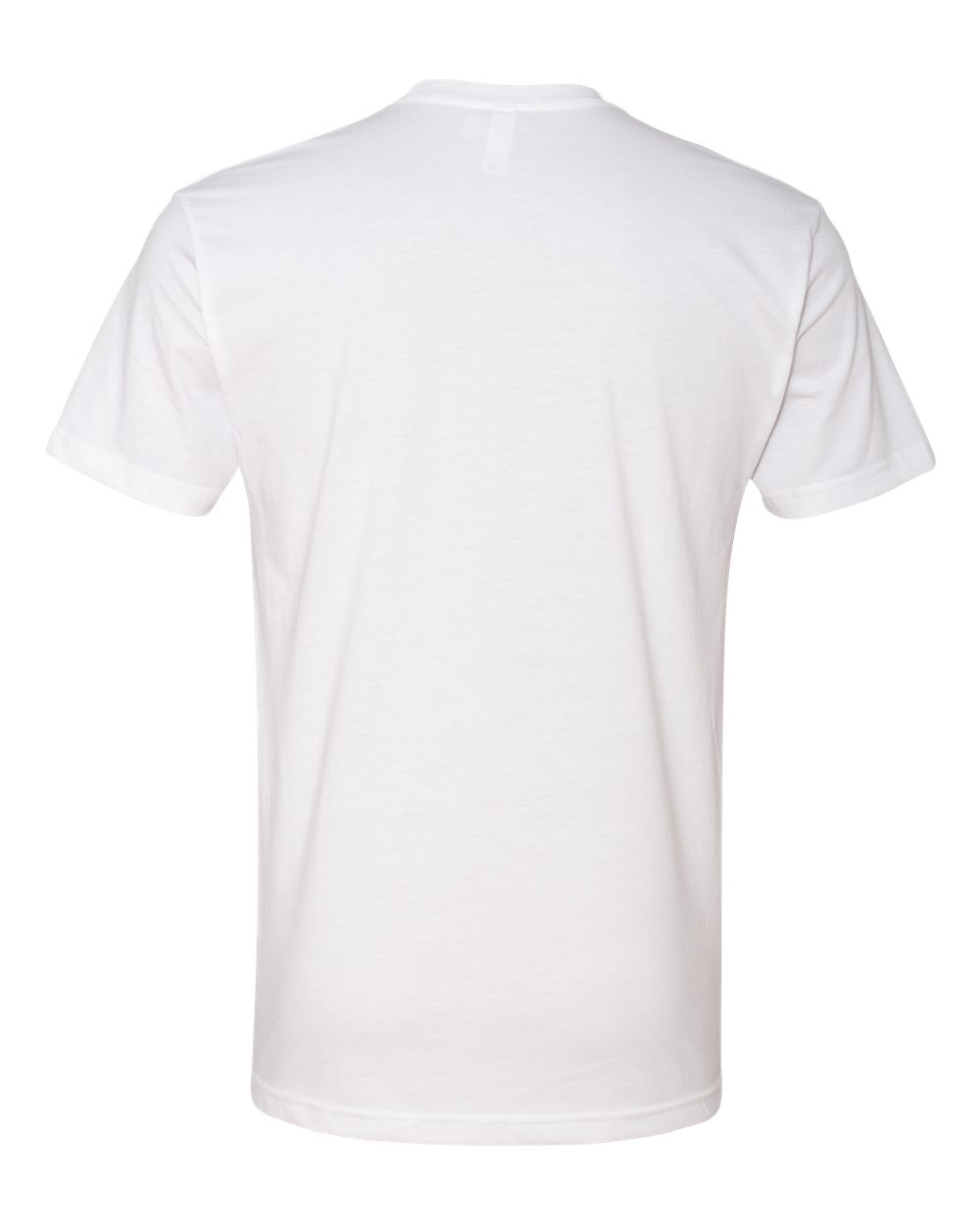 Next Level 6210 Unisex CVC T-Shirt — Back — White | placement-back color-white