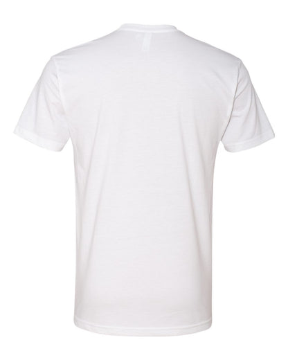 Next Level 6210 Unisex CVC T-Shirt — Back — White | placement-back color-white